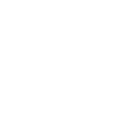 Trophy Icon Made From A continuous White Line on black background